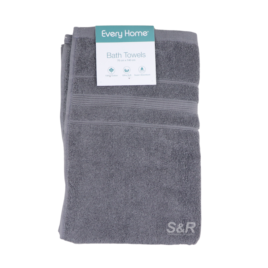 Every Home Charcoal Grey 500gsm Bath Towel